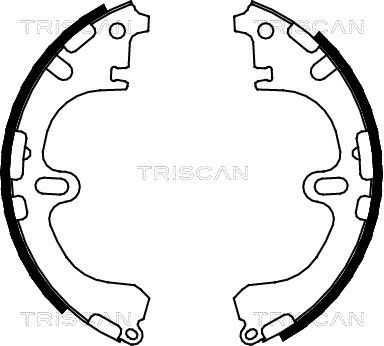 TRISCAN Комплект тормозных колодок 8100 13032