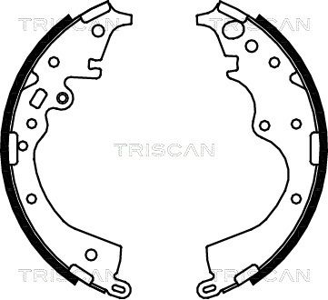 TRISCAN Bremžu loku komplekts 8100 13043