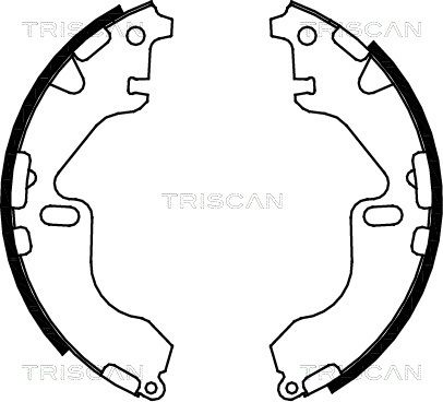 TRISCAN Bremžu loku komplekts 8100 13044
