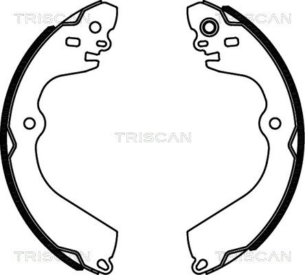 TRISCAN Bremžu loku komplekts 8100 14013