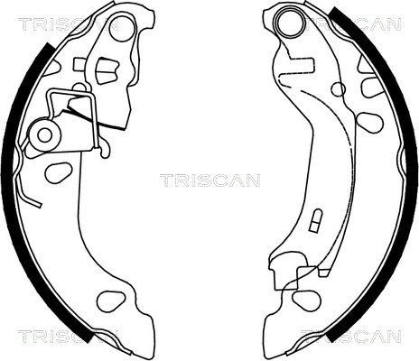 TRISCAN Bremžu loku komplekts 8100 15016