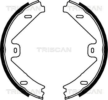 TRISCAN Bremžu loku komplekts 8100 23033