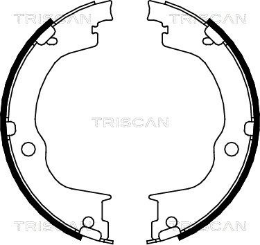 TRISCAN Bremžu loku kompl., Stāvbremze 8100 24003