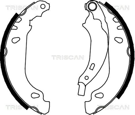 TRISCAN Bremžu loku komplekts 8100 25637