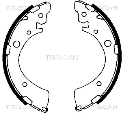 TRISCAN Bremžu loku komplekts 8100 40441