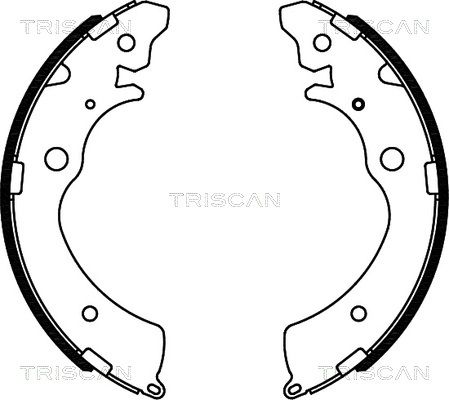 TRISCAN Комплект тормозных колодок 8100 40508