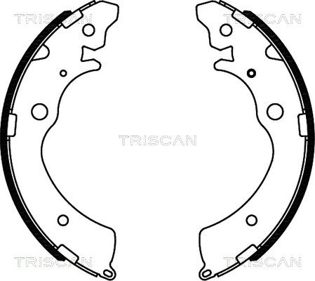 TRISCAN Bremžu loku komplekts 8100 40508