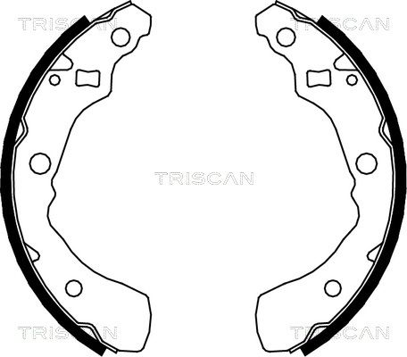 TRISCAN Bremžu loku komplekts 8100 41618