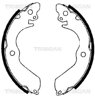TRISCAN Bremžu loku komplekts 8100 42533