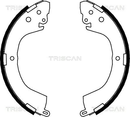 TRISCAN Комплект тормозных колодок 8100 42605