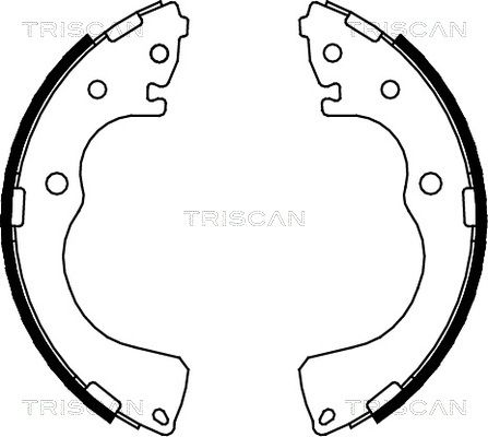 TRISCAN Комплект тормозных колодок 8100 50001