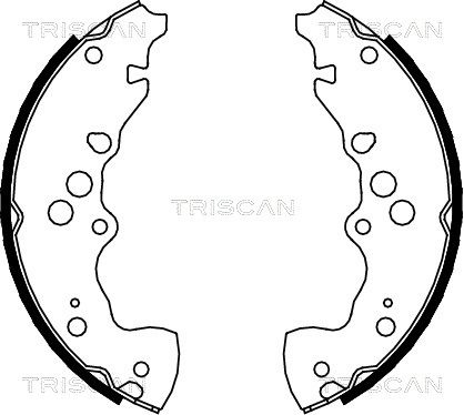 TRISCAN Bremžu loku komplekts 8100 69003