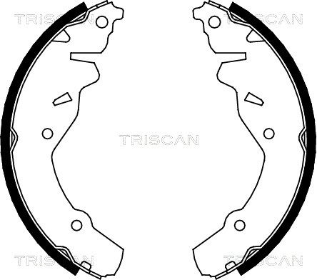 TRISCAN Bremžu loku komplekts 8100 80002