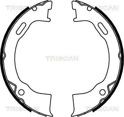 TRISCAN Bremžu loku kompl., Stāvbremze 8100 80006