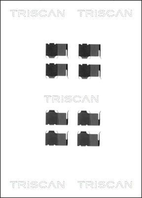 TRISCAN Комплектующие, колодки дискового тормоза 8105 101522