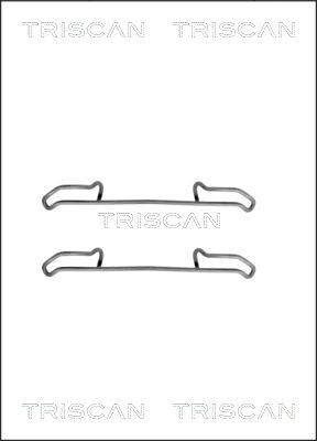TRISCAN Комплектующие, колодки дискового тормоза 8105 101540