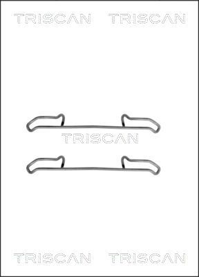 TRISCAN Piederumu komplekts, Disku bremžu uzlikas 8105 101540