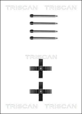 TRISCAN Комплектующие, колодки дискового тормоза 8105 101590