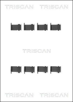 TRISCAN Комплектующие, колодки дискового тормоза 8105 101597
