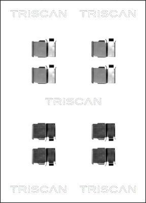 TRISCAN Комплектующие, колодки дискового тормоза 8105 131620