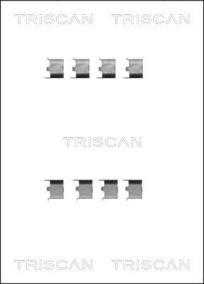 TRISCAN Комплектующие, колодки дискового тормоза 8105 131623