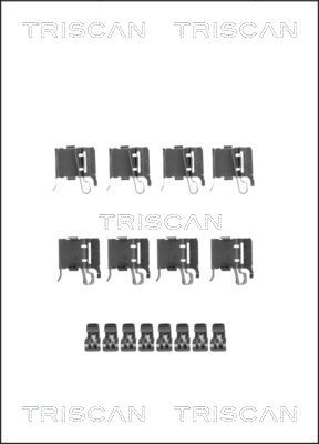 TRISCAN Комплектующие, колодки дискового тормоза 8105 131642