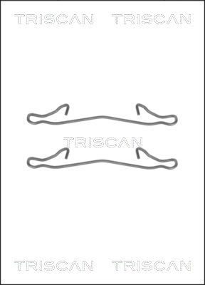 TRISCAN Комплектующие, колодки дискового тормоза 8105 161563