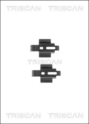 TRISCAN Комплектующие, колодки дискового тормоза 8105 161614