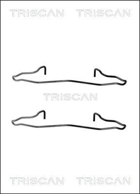 TRISCAN Комплектующие, колодки дискового тормоза 8105 161619