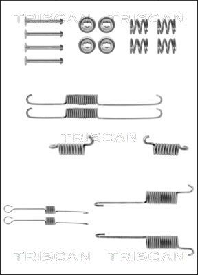 TRISCAN Piederumu komplekts, Bremžu loki 8105 162283