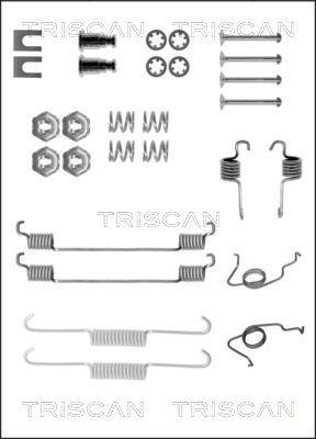 TRISCAN Комплектующие, тормозная колодка 8105 162330