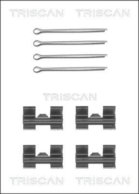 TRISCAN Комплектующие, колодки дискового тормоза 8105 171001