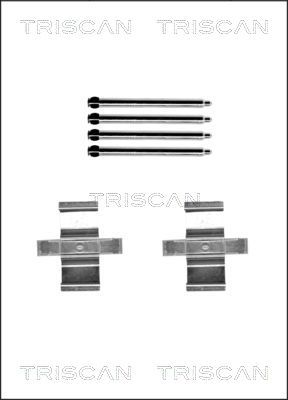 TRISCAN Piederumu komplekts, Disku bremžu uzlikas 8105 231607