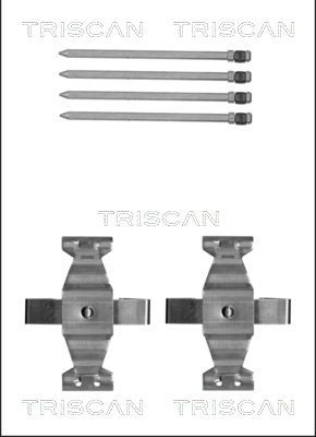 TRISCAN Piederumu komplekts, Disku bremžu uzlikas 8105 231613