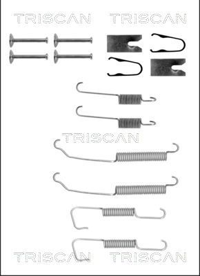 TRISCAN Piederumu komplekts, Bremžu loki 8105 232559