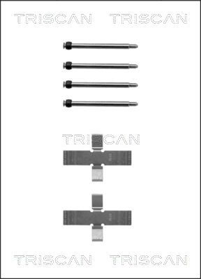 TRISCAN Комплектующие, колодки дискового тормоза 8105 241233