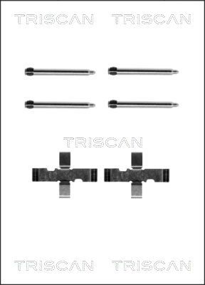 TRISCAN Комплектующие, колодки дискового тормоза 8105 241538