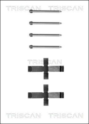 TRISCAN Piederumu komplekts, Disku bremžu uzlikas 8105 271219