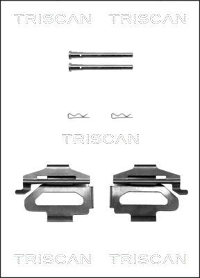 TRISCAN Piederumu komplekts, Disku bremžu uzlikas 8105 281593