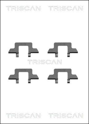 TRISCAN Комплектующие, колодки дискового тормоза 8105 381612