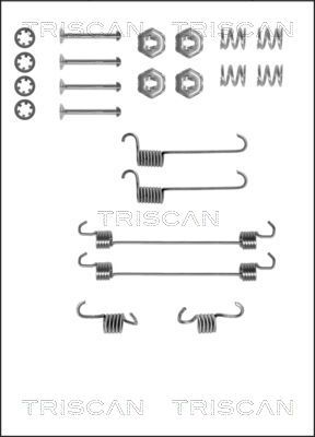 TRISCAN Piederumu komplekts, Bremžu loki 8105 382518