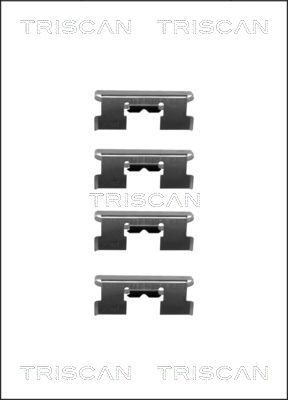 TRISCAN Комплектующие, колодки дискового тормоза 8105 401438
