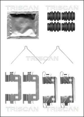 TRISCAN Комплектующие, колодки дискового тормоза 8105 401620