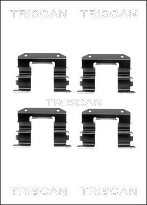 TRISCAN Комплектующие, колодки дискового тормоза 8105 431616