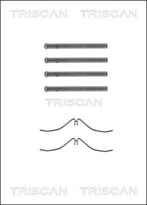 TRISCAN Комплектующие, колодки дискового тормоза 8105 501509
