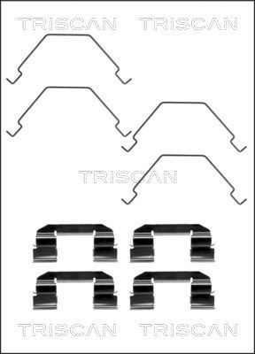 TRISCAN Комплектующие, колодки дискового тормоза 8105 501583