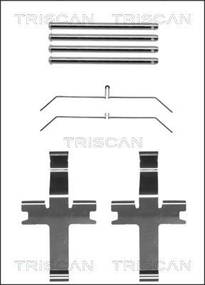 TRISCAN Комплектующие, колодки дискового тормоза 8105 681535