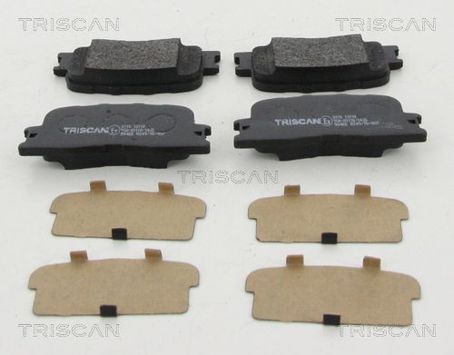 TRISCAN Комплект тормозных колодок, дисковый тормоз 8110 13110