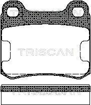 TRISCAN Bremžu uzliku kompl., Disku bremzes 8110 23115