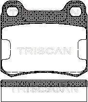 TRISCAN Комплект тормозных колодок, дисковый тормоз 8110 23995
